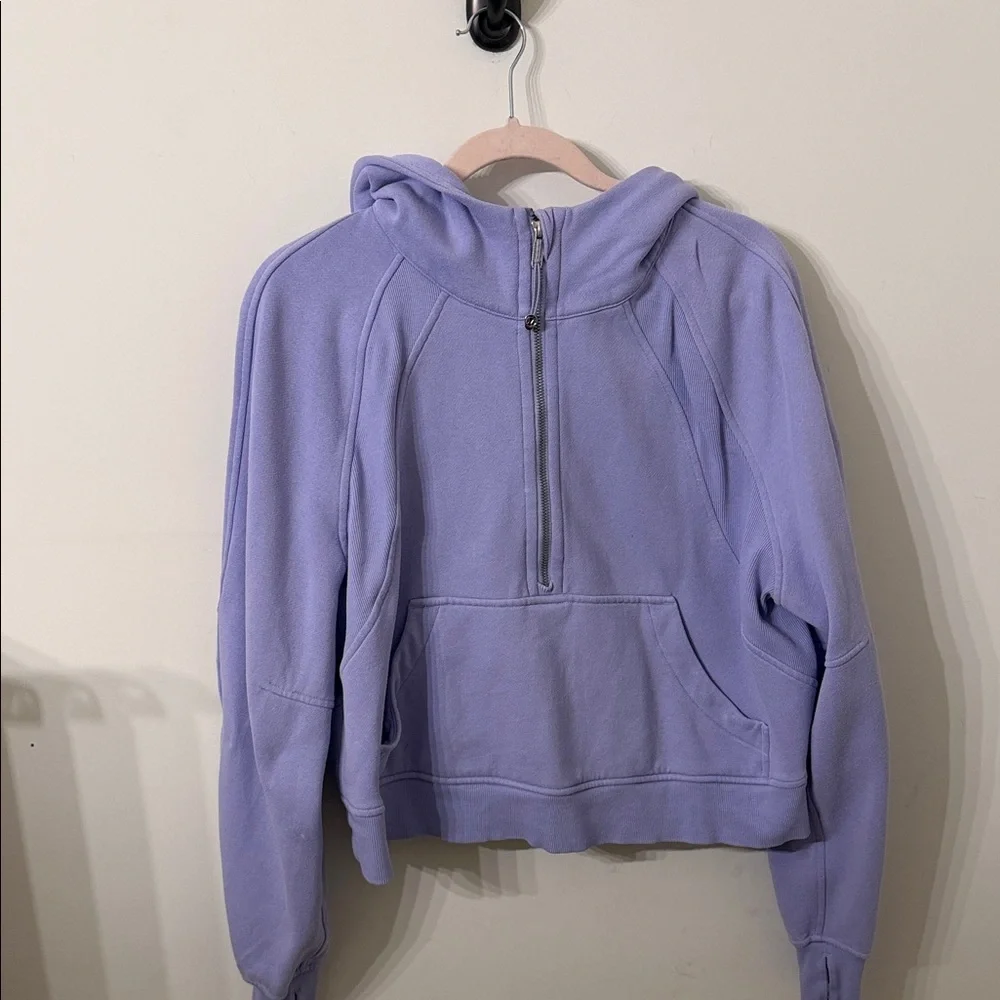 Lululemon Scuba Oversized Half-Zip Hoodie size M/L lilac smoke